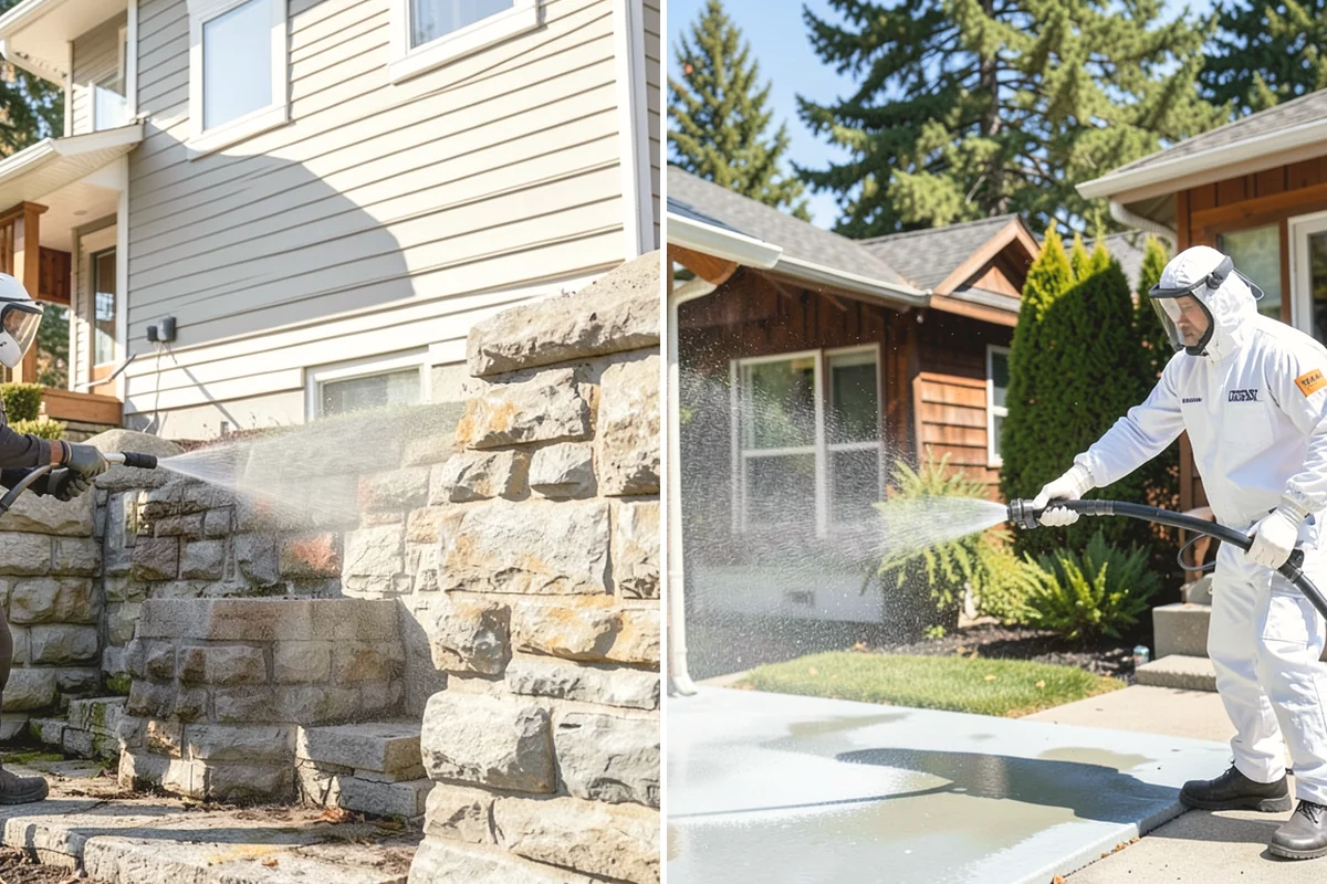 Porch Cleaning in Anacortes, Skagit County, WA - Clear furniture, mats, and loose debris from the porch