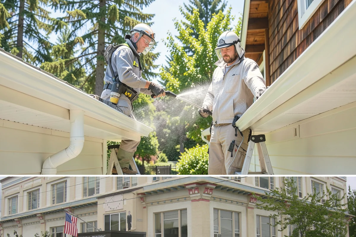Porch Cleaning in Anacortes, Skagit County, WA - Late spring is prime for porch cleaning, clearing winter moss and spring pollen just as outdoor season begins.