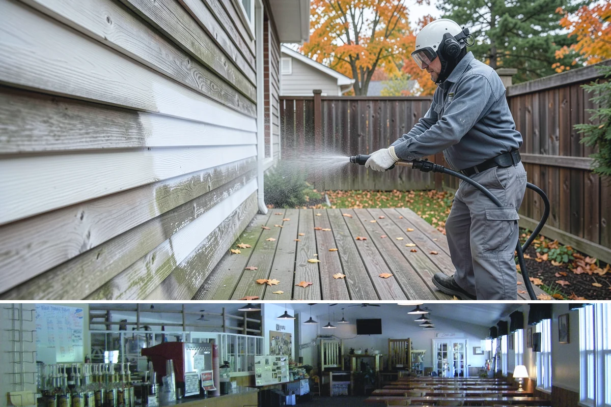 Porch Cleaning in Black Diamond, King County, WA - Late spring is prime for porch cleaning, clearing winter moss and spring pollen just as outdoor season begins.
