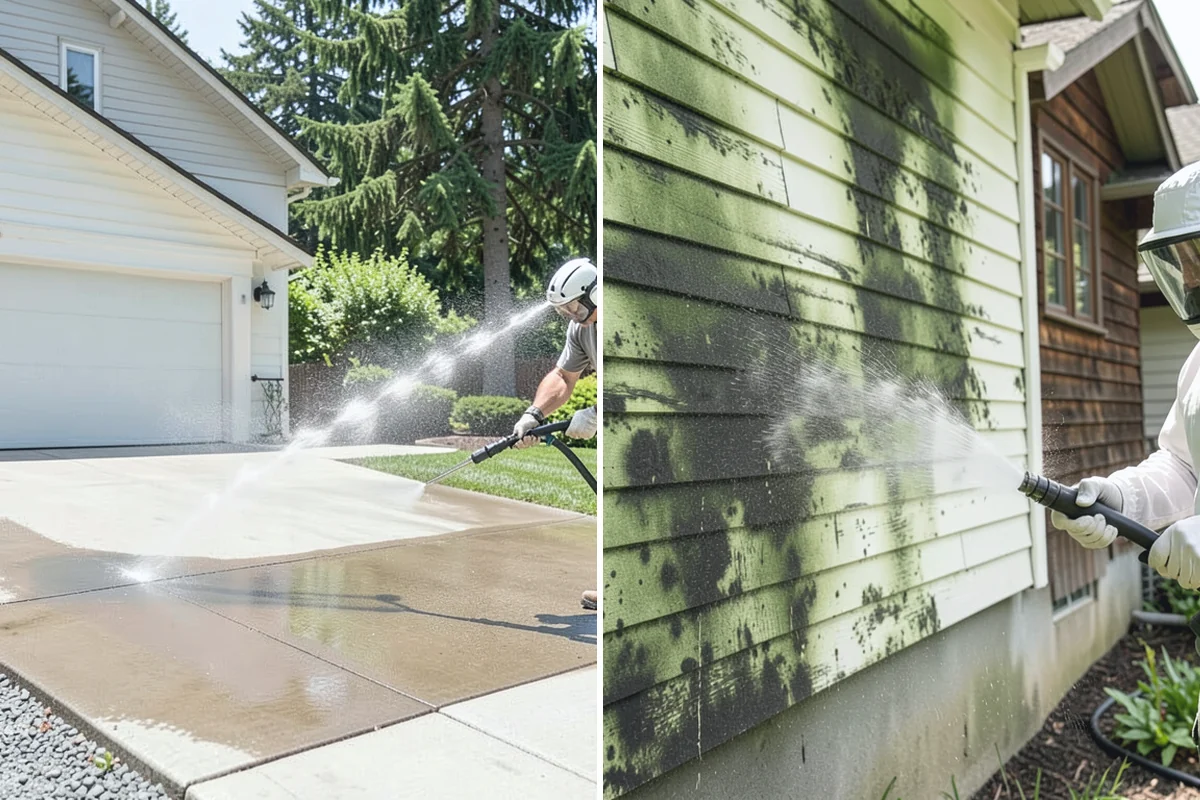 Porch Cleaning in Bonney Lake, Pierce County, WA - Clear furniture, mats, and loose debris from the porch