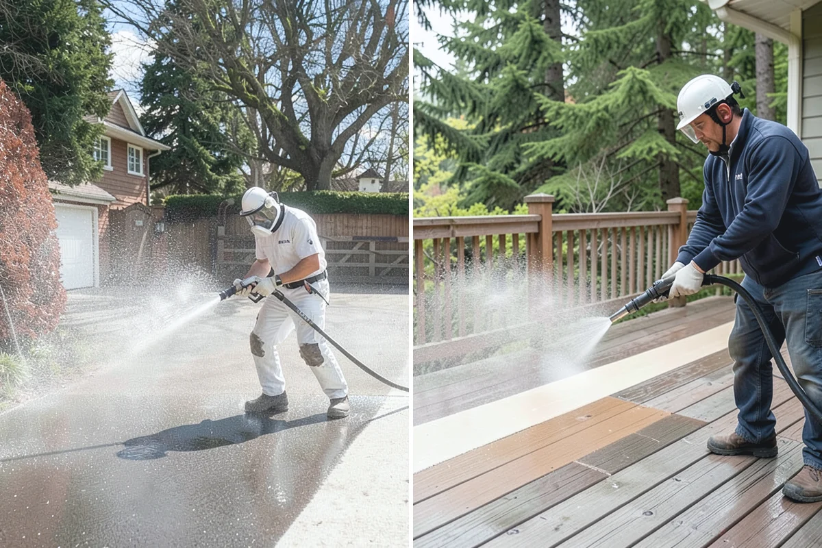 Porch Cleaning in Buckley, Pierce County, WA - Clear furniture, mats, and loose debris from the porch