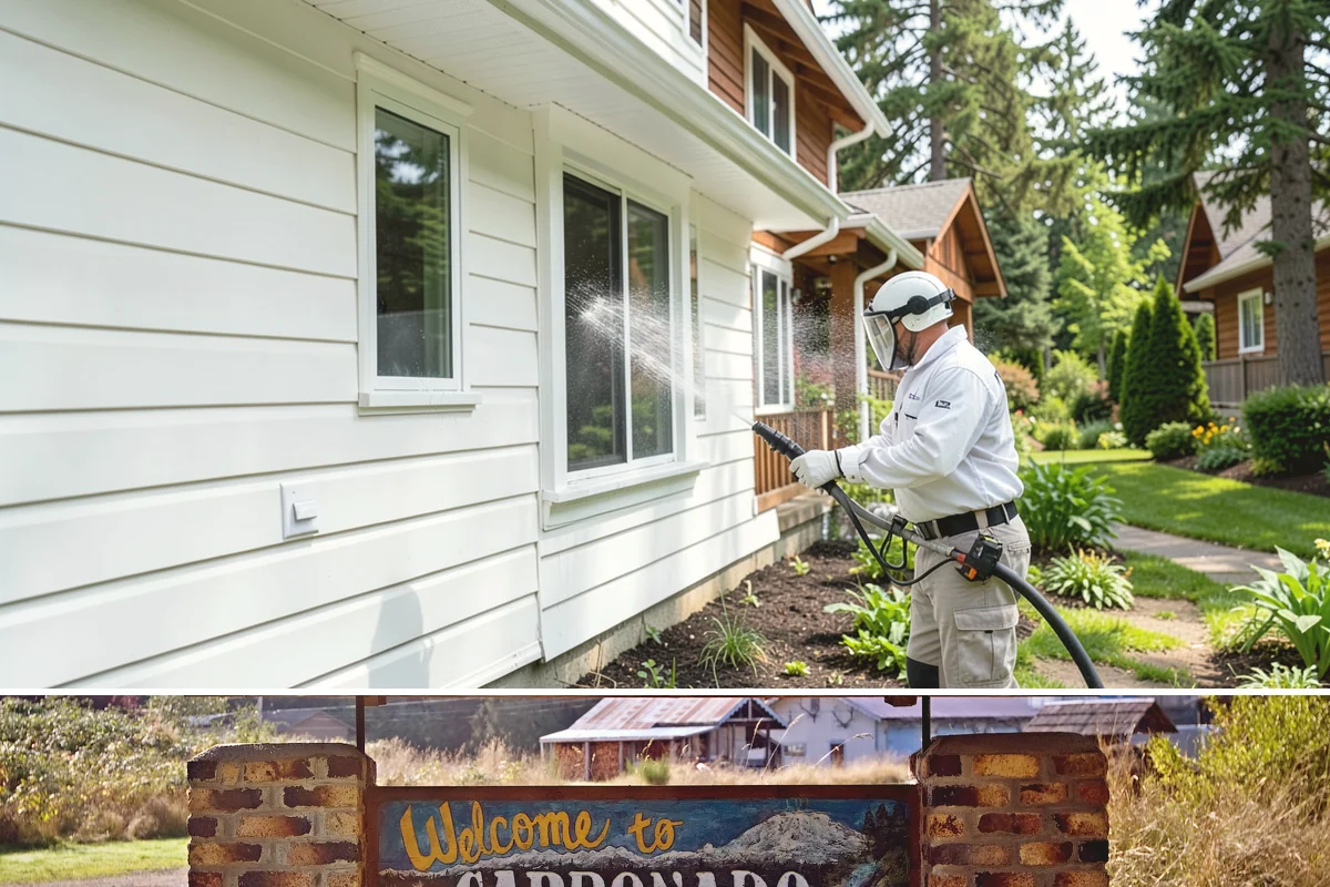 Porch Cleaning in Carbonado, Pierce County, WA - Late spring is prime for porch cleaning, clearing winter moss and spring pollen just as outdoor season begins.