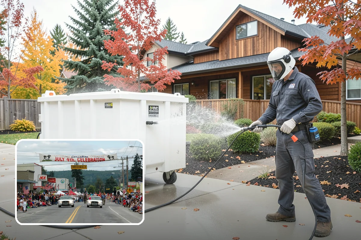 Porch Cleaning in Carnation, King County, WA - Removes moss and slick film from high-traffic porch floors