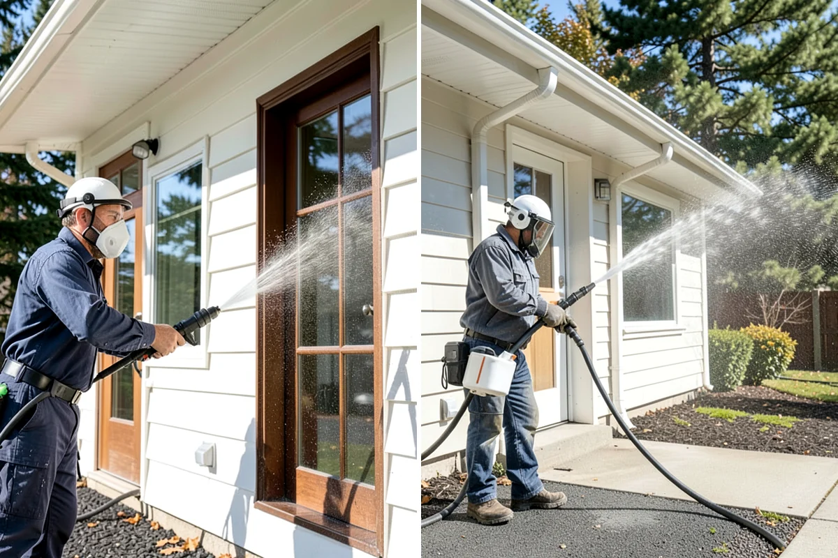 Porch Cleaning in Clyde Hill, King County, WA - Clear furniture, mats, and loose debris from the porch