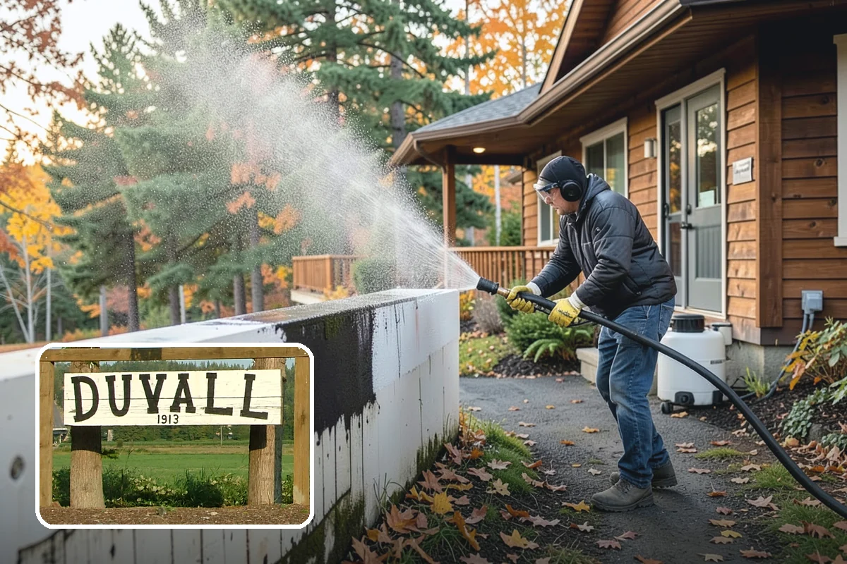 Porch Cleaning in Duvall, King County, WA - Removes moss and slick film from high-traffic porch floors