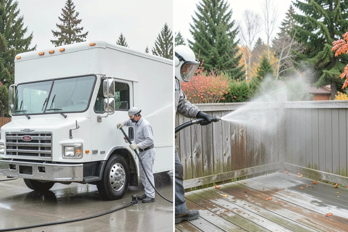 Porch Cleaning in Duvall, King County, WA - Clear furniture, mats, and loose debris from the porch