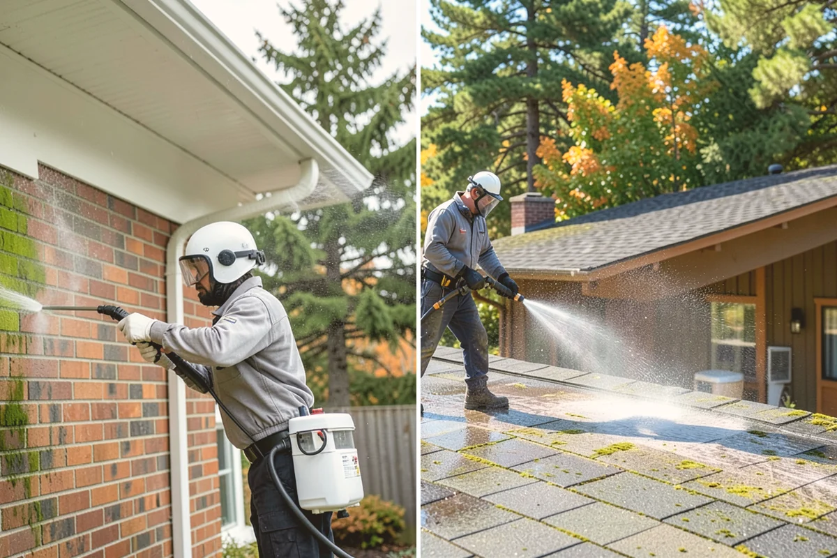 Porch Cleaning in Eatonville, Pierce County, WA - Clear furniture, mats, and loose debris from the porch