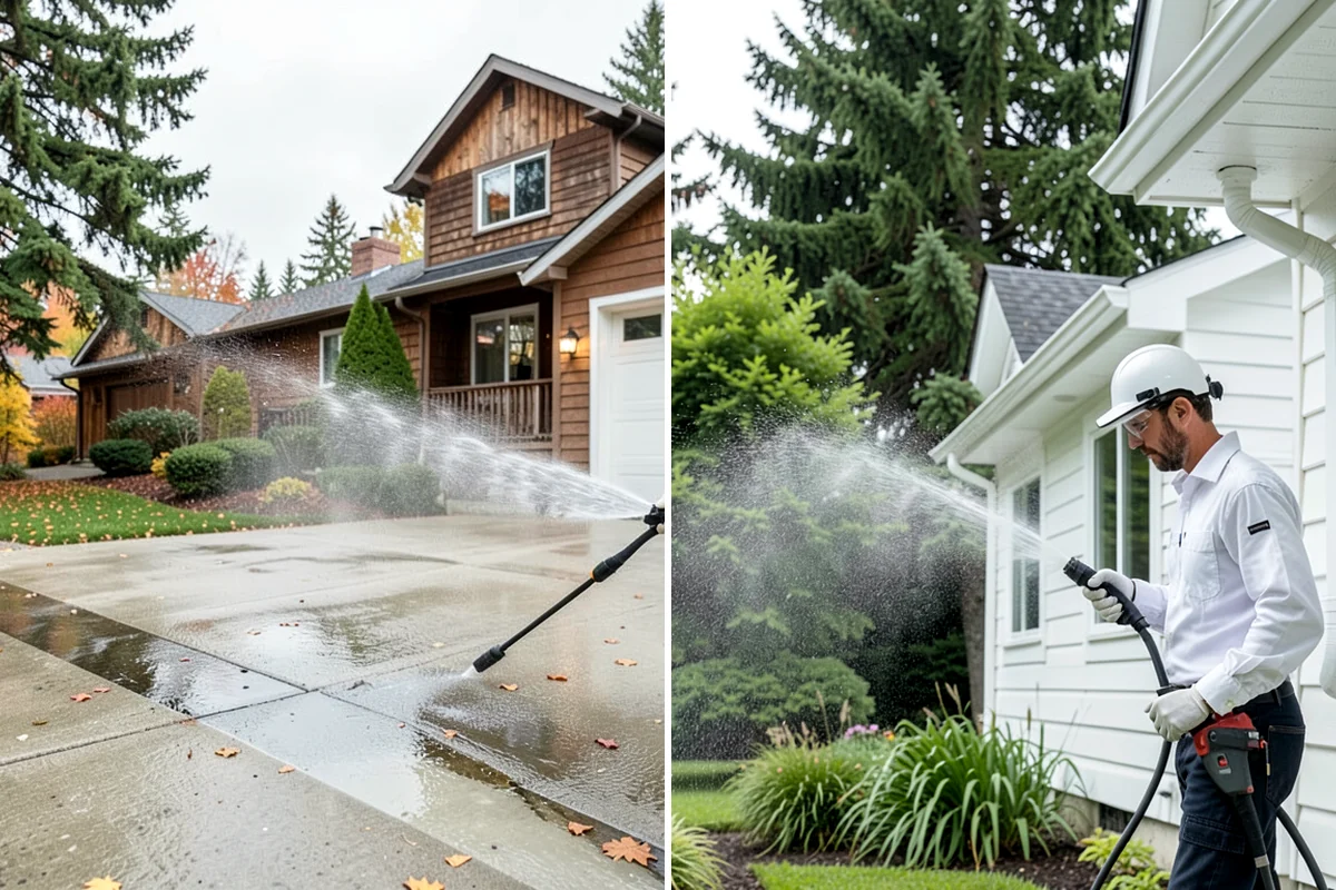 Porch Cleaning in Enumclaw, King County, WA - Clear furniture, mats, and loose debris from the porch