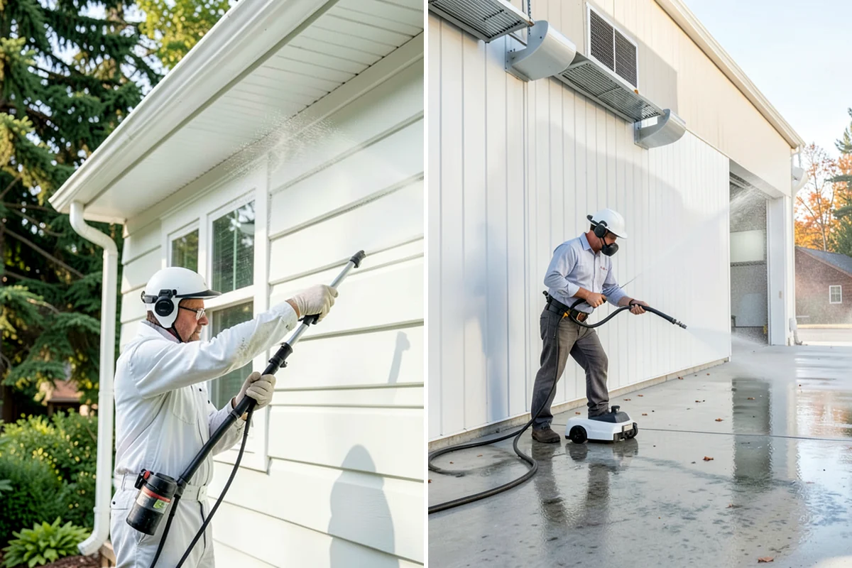Porch Cleaning in Federal Way, King County, WA - Clear furniture, mats, and loose debris from the porch