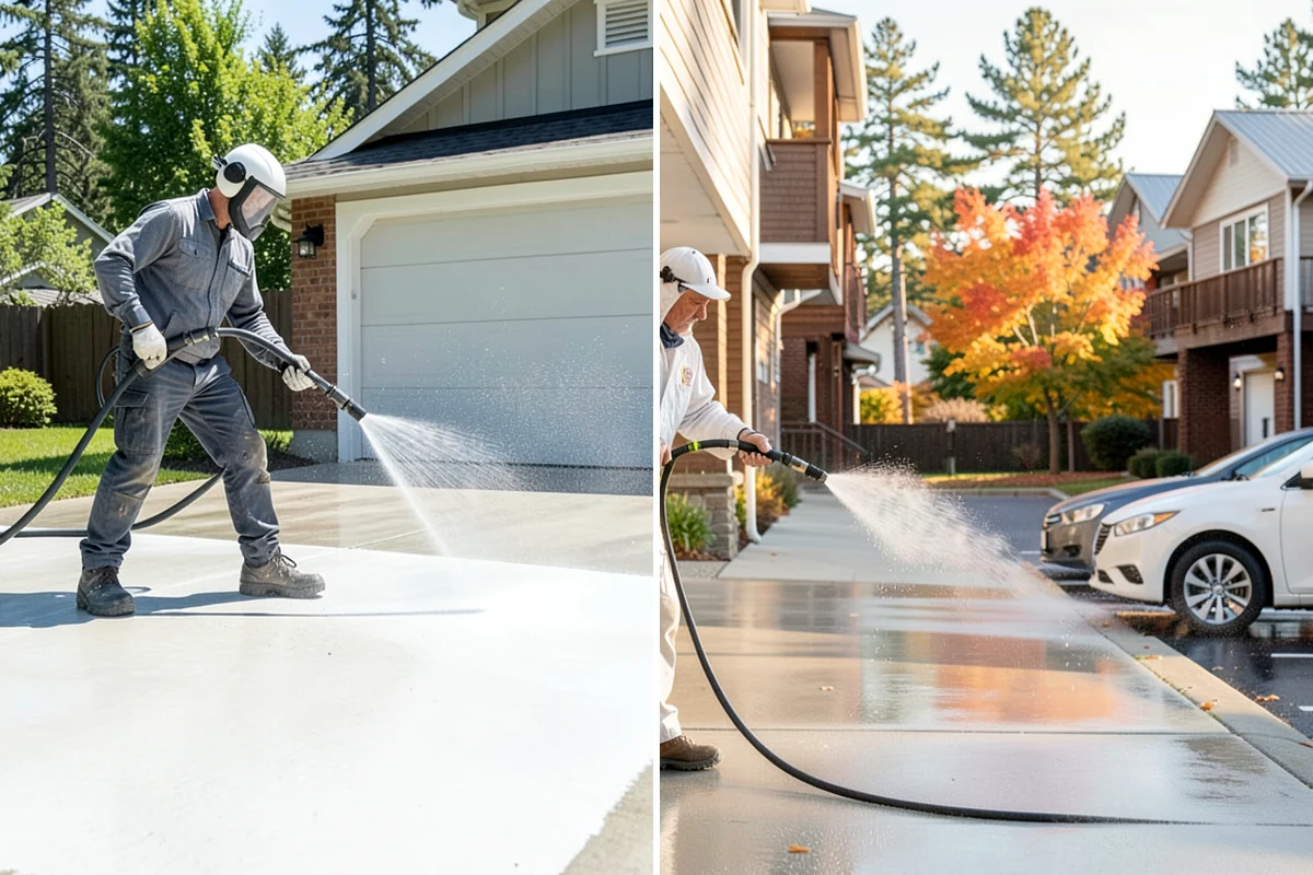 Porch Cleaning in Fircrest, Pierce County, WA - Clear furniture, mats, and loose debris from the porch