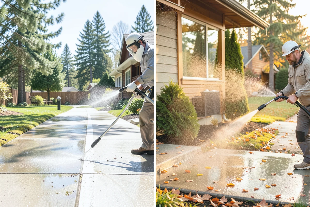 Porch Cleaning in Gold Bar, Snohomish County, WA - Clear furniture, mats, and loose debris from the porch