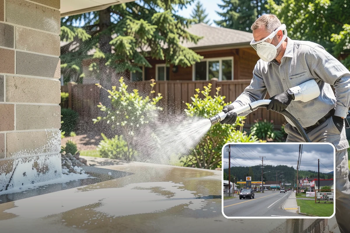 Porch Cleaning in Granite Falls, Snohomish County, WA - Removes moss and slick film from high-traffic porch floors