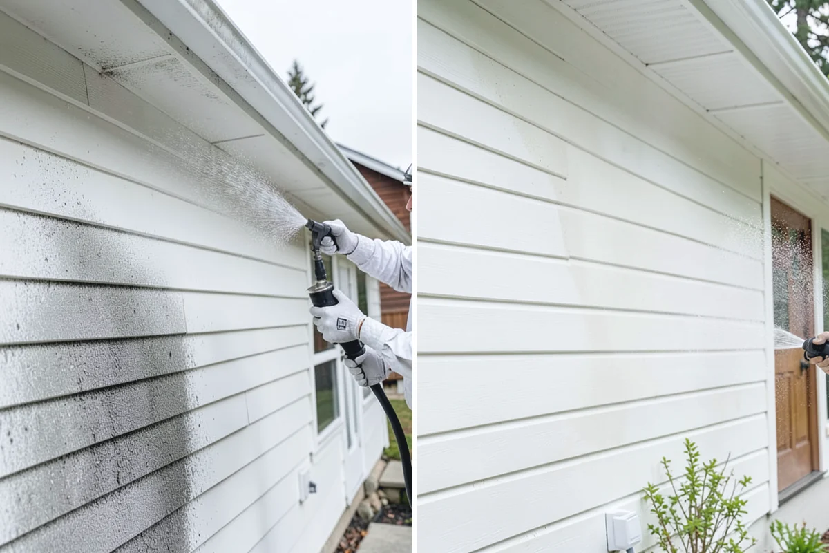 Porch Cleaning in Hamilton, Skagit County, WA - Clear furniture, mats, and loose debris from the porch