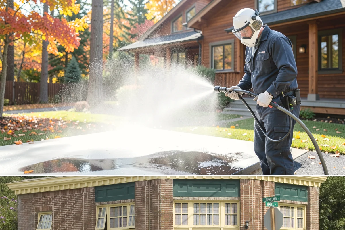 Porch Cleaning in Hamilton, Skagit County, WA - Late spring is prime for porch cleaning, clearing winter moss and spring pollen just as outdoor season begins.