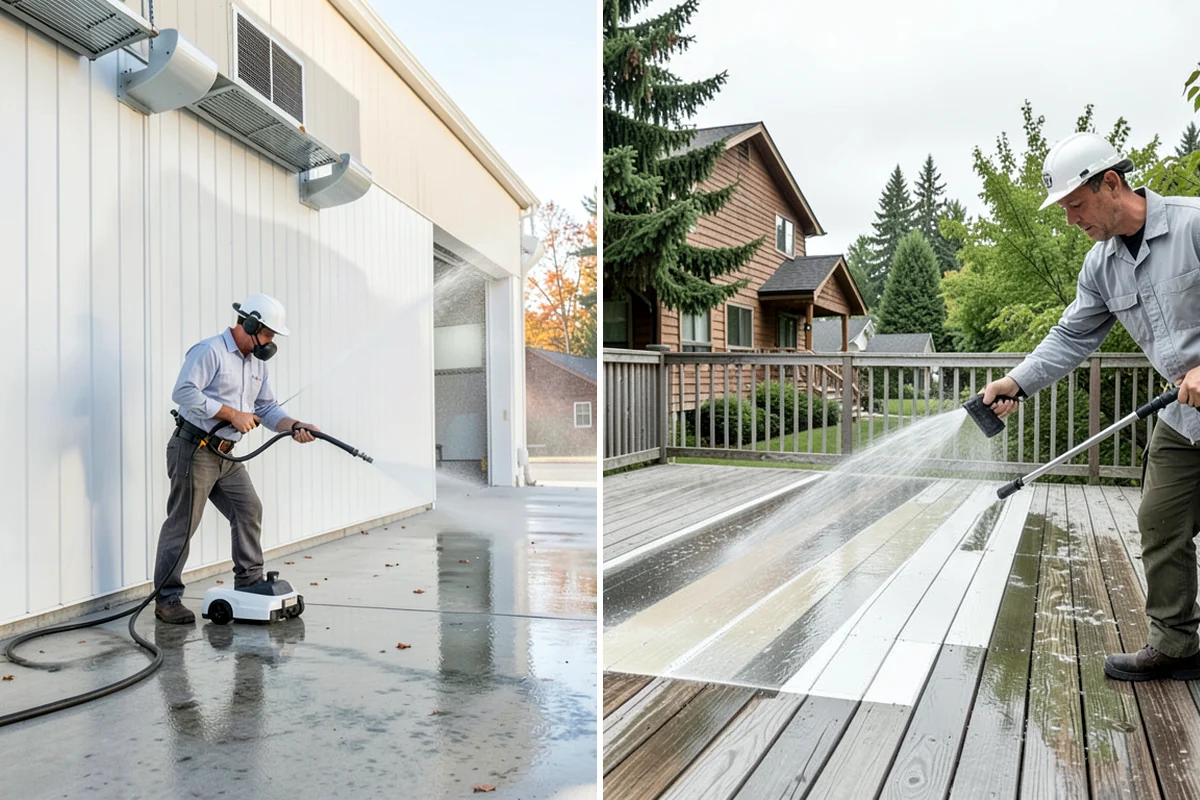 Porch Cleaning in Hunts Point, King County, WA - Clear furniture, mats, and loose debris from the porch