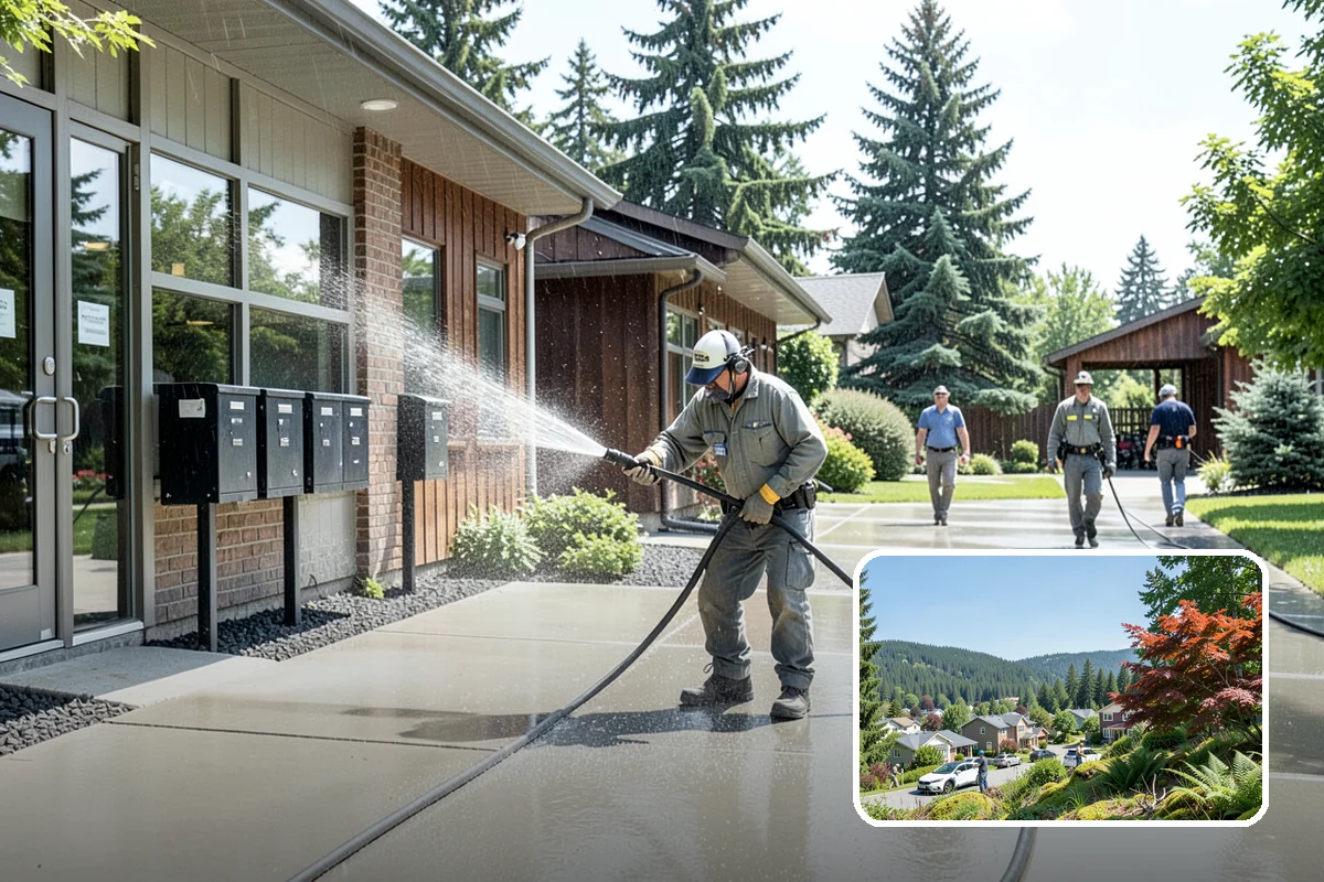 Porch Cleaning in Index, Snohomish County, WA - Removes moss and slick film from high-traffic porch floors