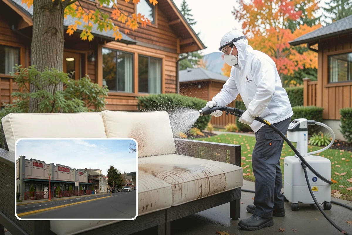 Porch Cleaning in Issaquah, King County, WA - Removes moss and slick film from high-traffic porch floors
