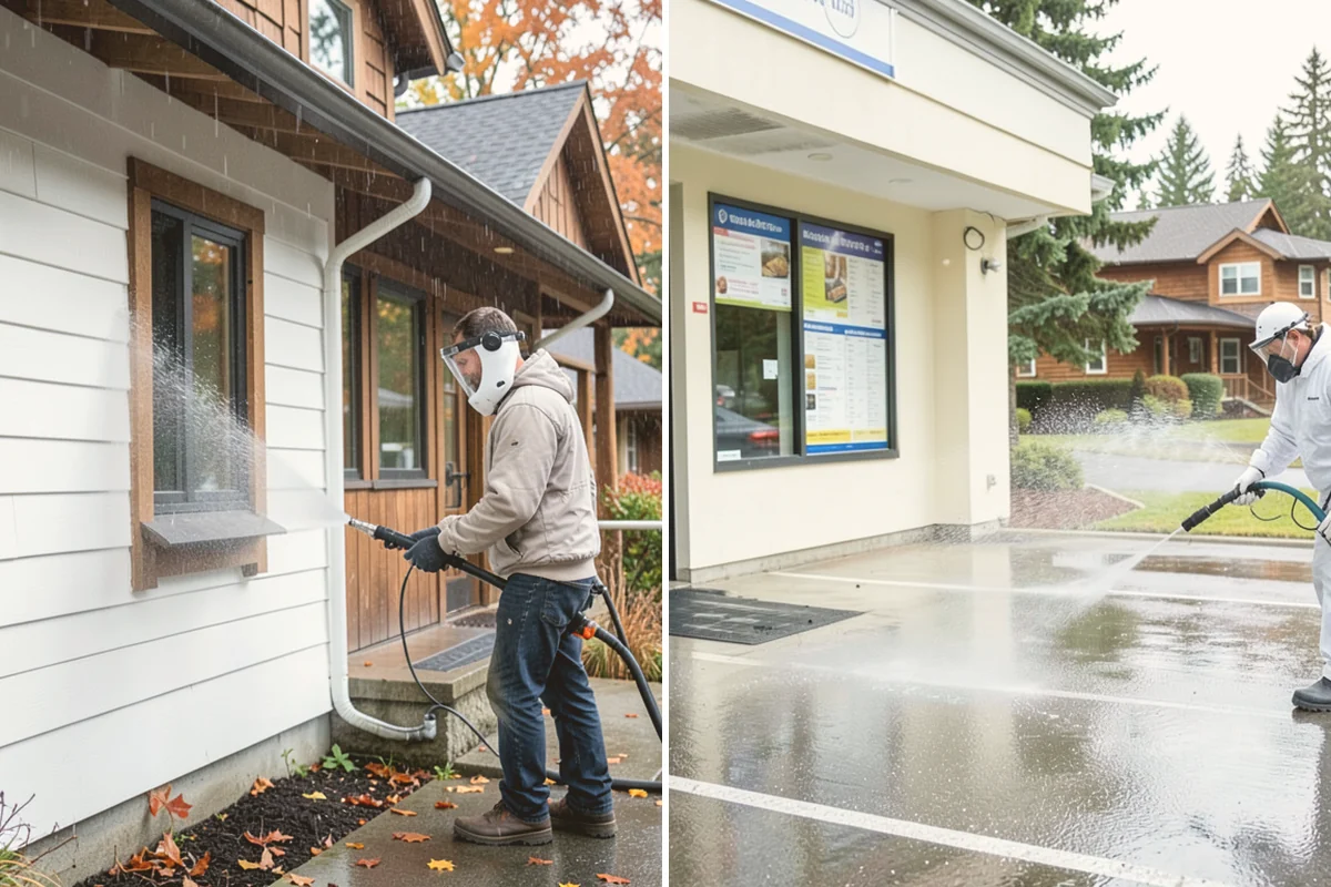 Porch Cleaning in Kirkland, King County, WA - Clear furniture, mats, and loose debris from the porch