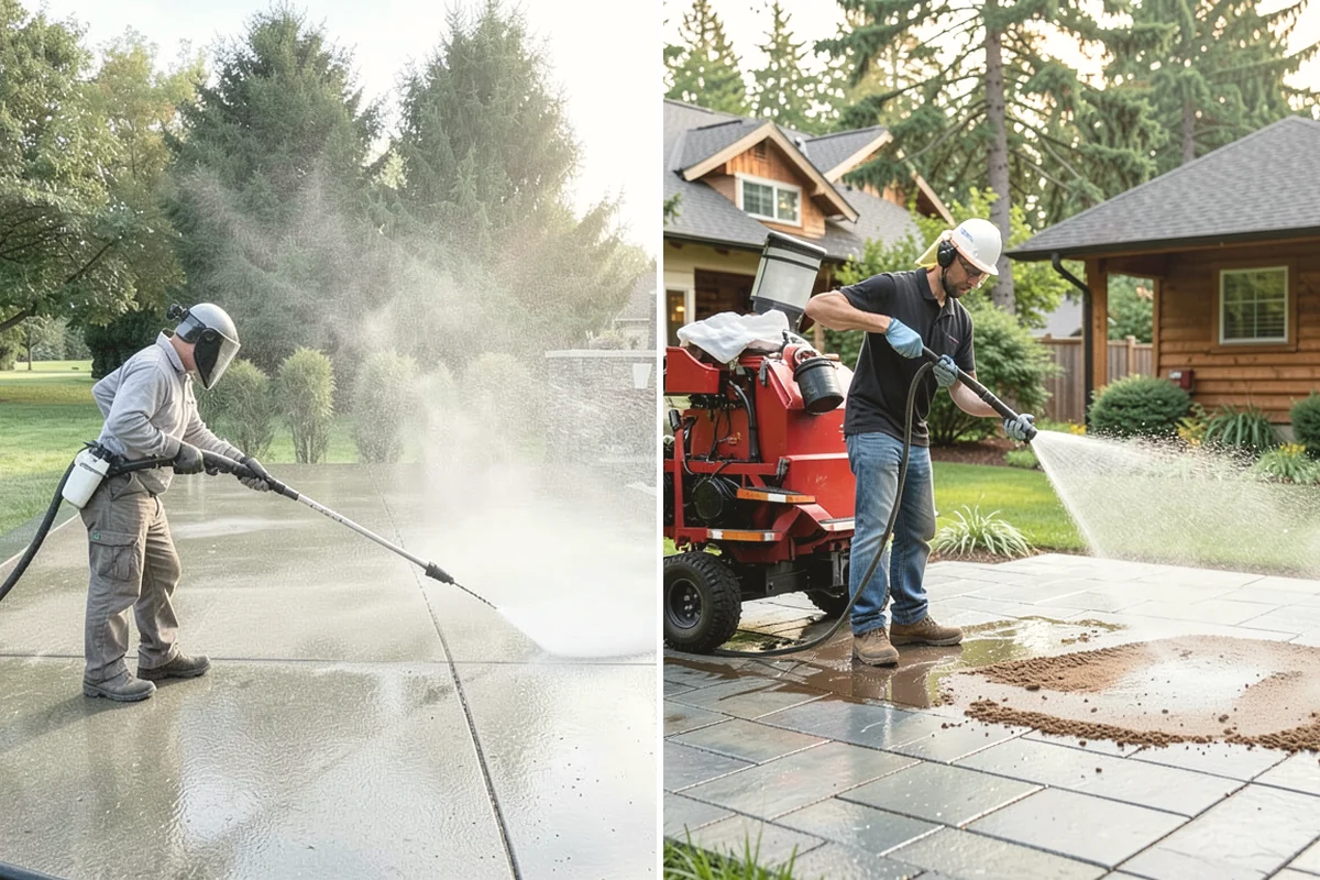 Porch Cleaning in Lake Stevens, Snohomish County, WA - Clear furniture, mats, and loose debris from the porch