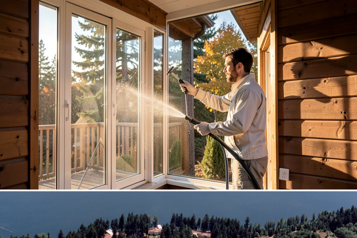 Porch Cleaning in Lakewood, Pierce County, WA - Late spring is prime for porch cleaning, clearing winter moss and spring pollen just as outdoor season begins.