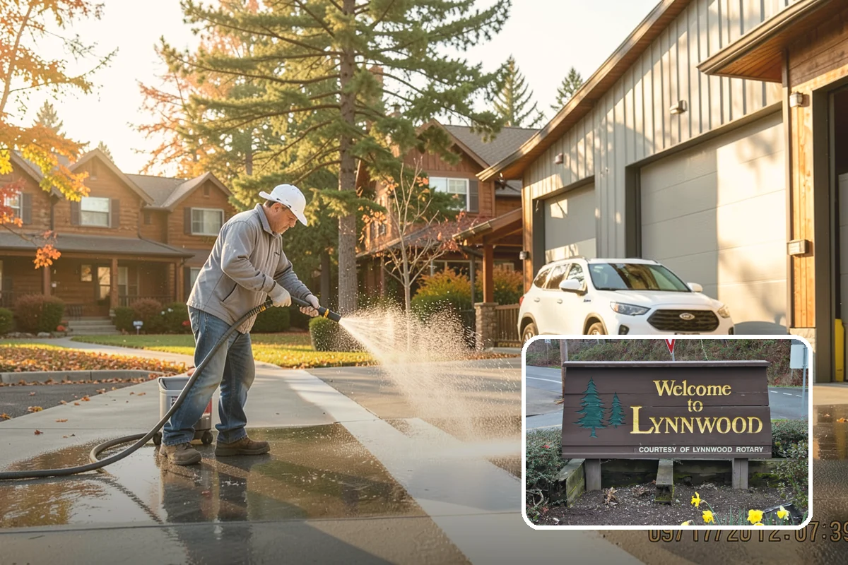 Porch Cleaning in Lynnwood, Snohomish County, WA - Removes moss and slick film from high-traffic porch floors