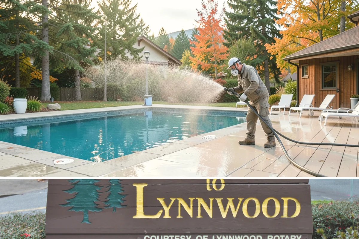 Porch Cleaning in Lynnwood, Snohomish County, WA - Late spring is prime for porch cleaning, clearing winter moss and spring pollen just as outdoor season begins.