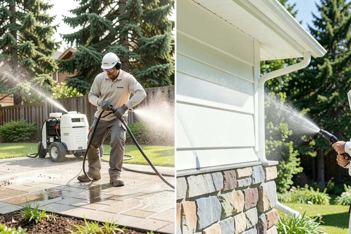 Porch Cleaning in Maple Valley, King County, WA - Clear furniture, mats, and loose debris from the porch