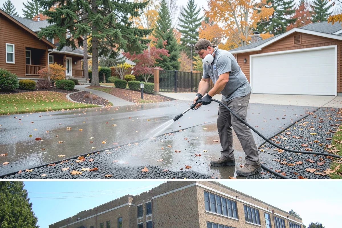 Porch Cleaning in Maple Valley, King County, WA - Late spring is prime for porch cleaning, clearing winter moss and spring pollen just as outdoor season begins.