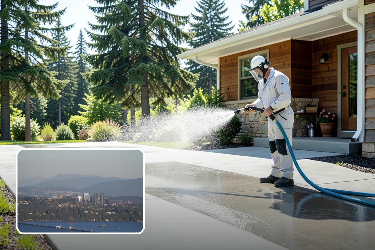 Porch Cleaning in Medina, King County, WA - Removes moss and slick film from high-traffic porch floors