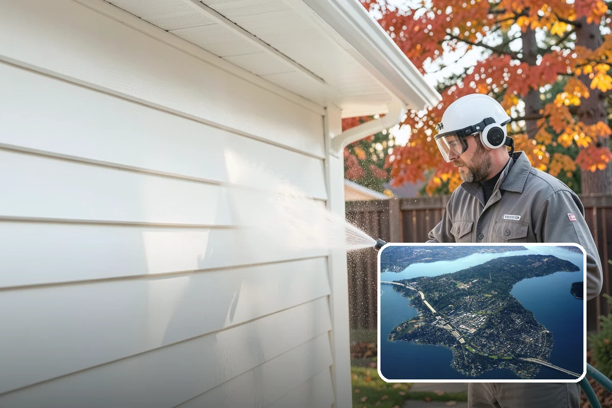 Porch Cleaning in Mercer Island, King County, WA - Removes moss and slick film from high-traffic porch floors