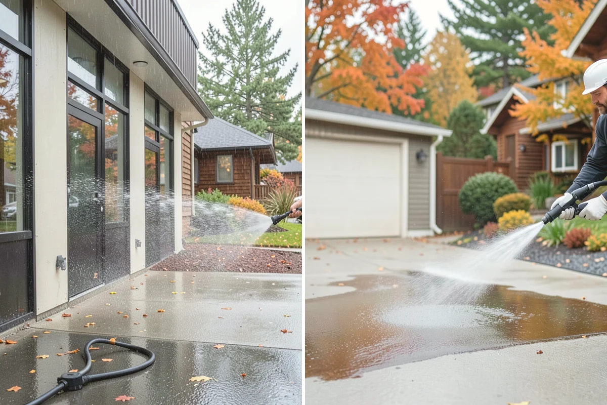 Porch Cleaning in Mercer Island, King County, WA - Clear furniture, mats, and loose debris from the porch