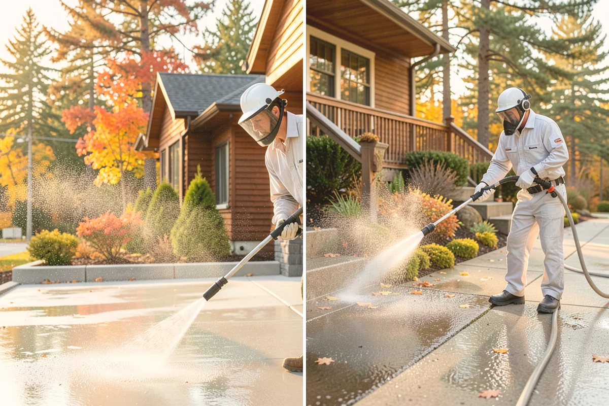 Porch Cleaning in Milton, King County, WA - Clear furniture, mats, and loose debris from the porch