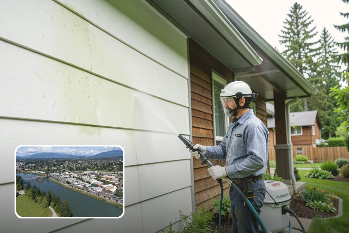 Porch Cleaning in Mount Vernon, Skagit County, WA - Removes moss and slick film from high-traffic porch floors
