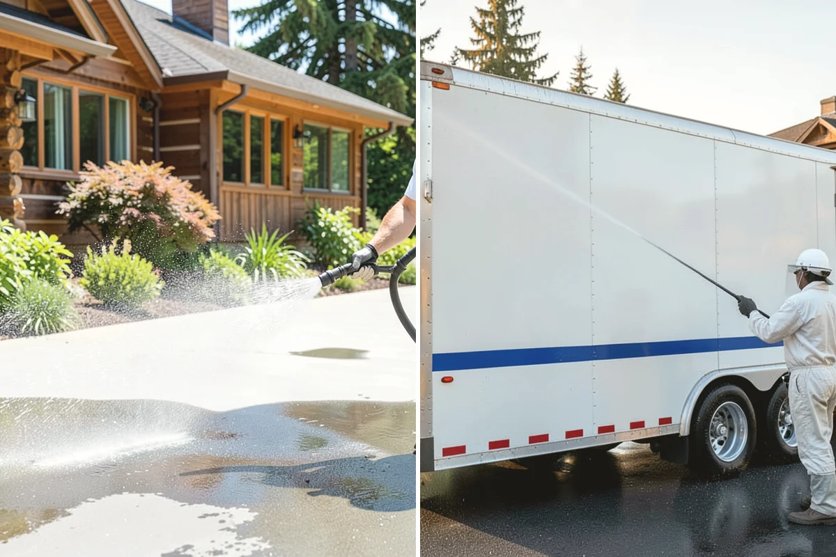 Porch Cleaning in Mountlake Terrace, Snohomish County, WA - Clear furniture, mats, and loose debris from the porch
