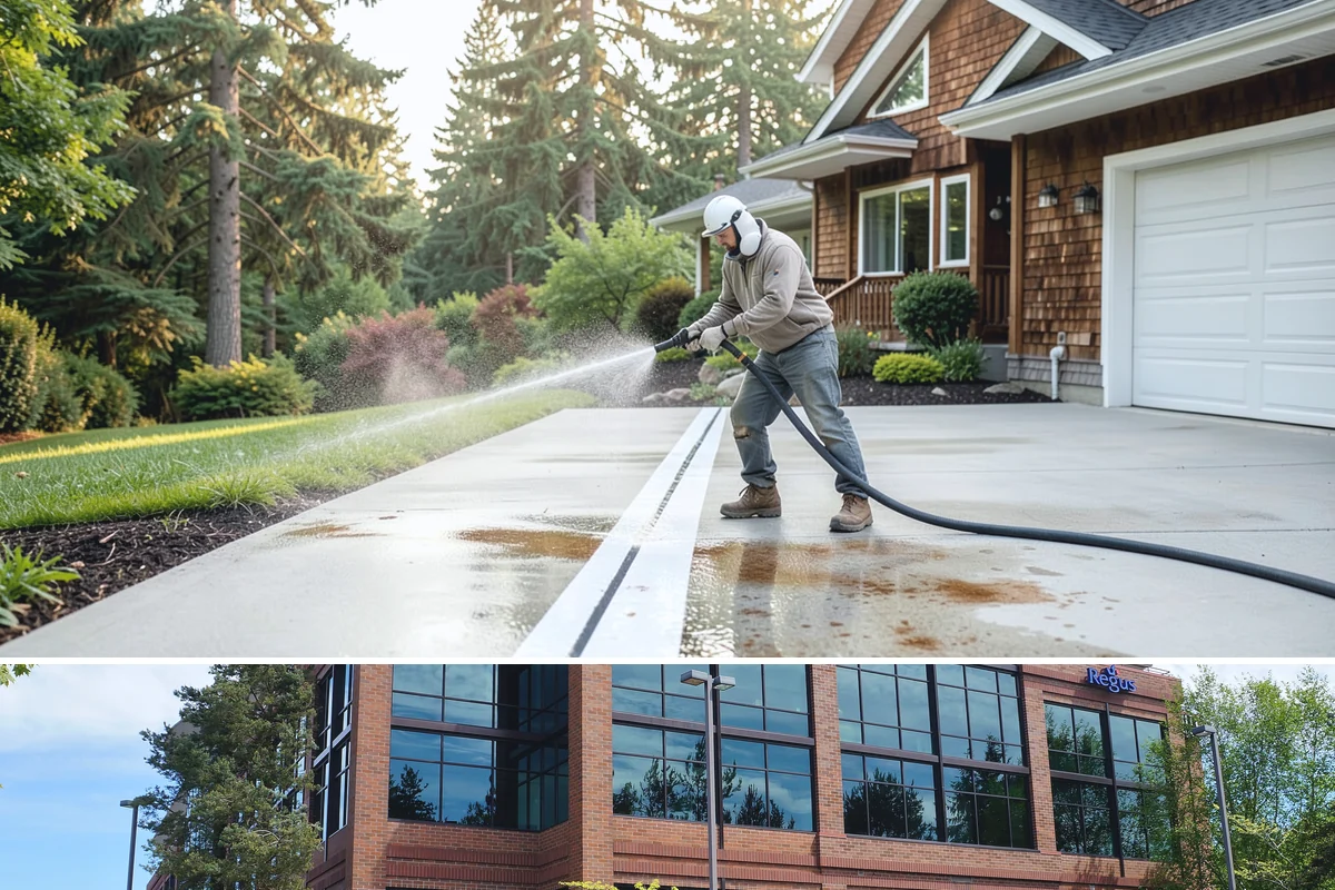 Porch Cleaning in Mountlake Terrace, Snohomish County, WA - Late spring is prime for porch cleaning, clearing winter moss and spring pollen just as outdoor season begins.