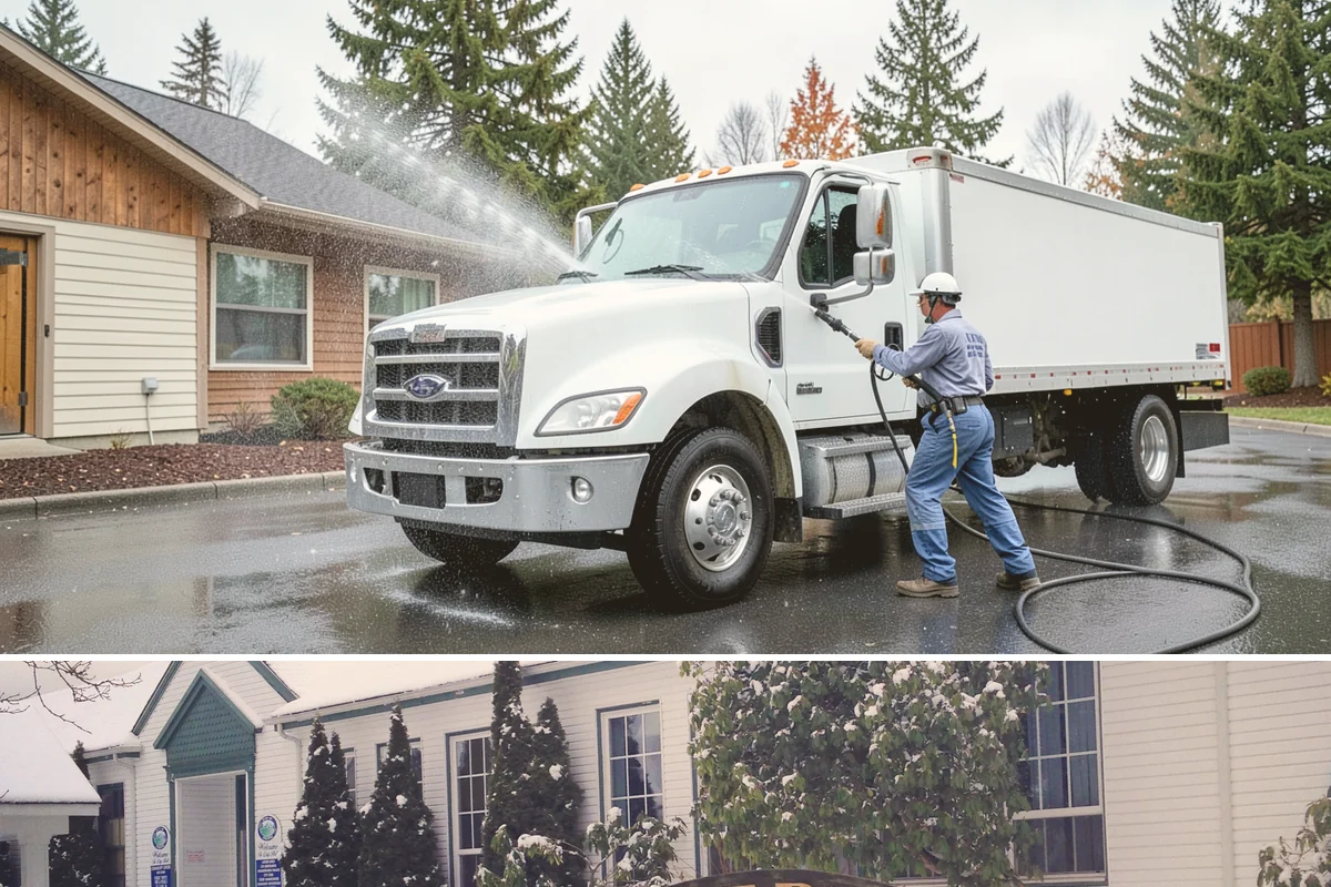 Porch Cleaning in Pacific, King County, WA - Late spring is prime for porch cleaning, clearing winter moss and spring pollen just as outdoor season begins.