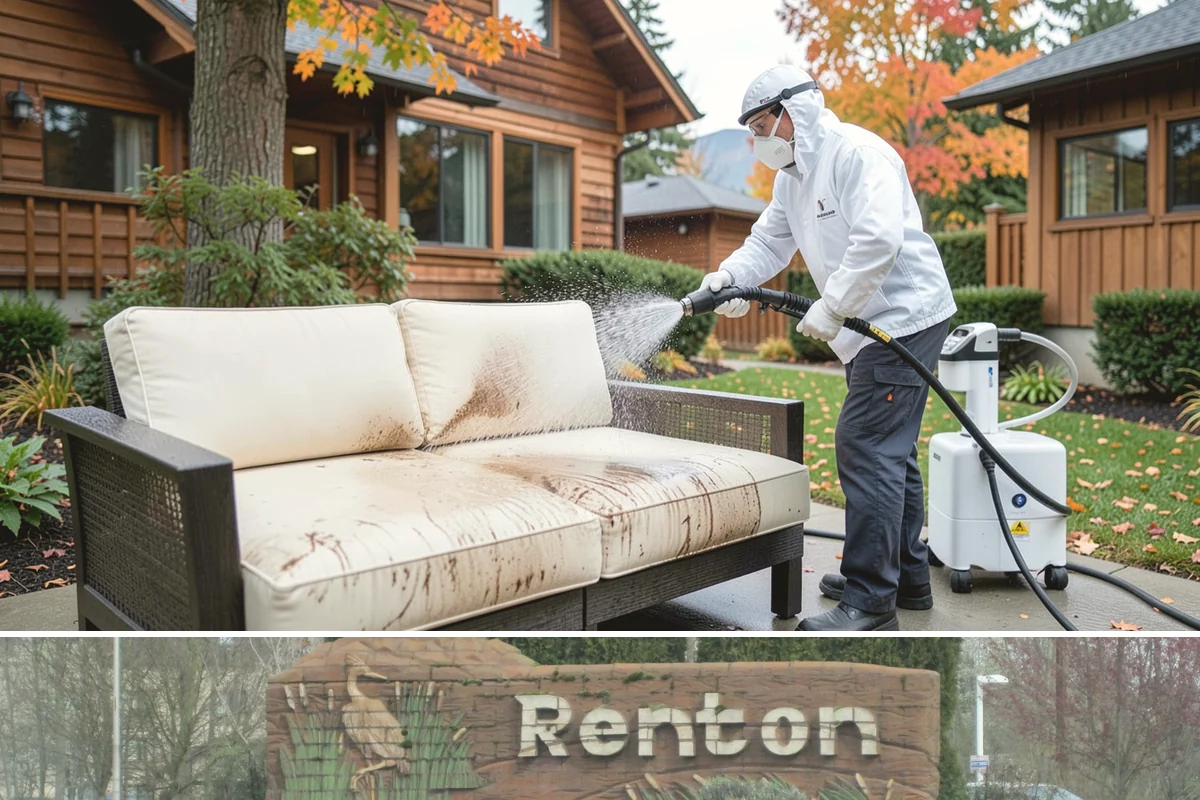 Porch Cleaning in Renton, King County, WA - Late spring is prime for porch cleaning, clearing winter moss and spring pollen just as outdoor season begins.