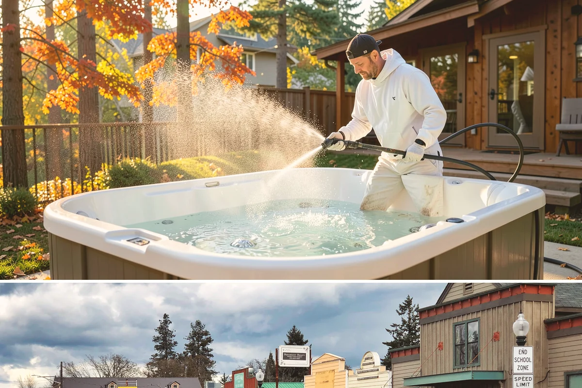 Porch Cleaning in Roy, Pierce County, WA - Late spring is prime for porch cleaning, clearing winter moss and spring pollen just as outdoor season begins.