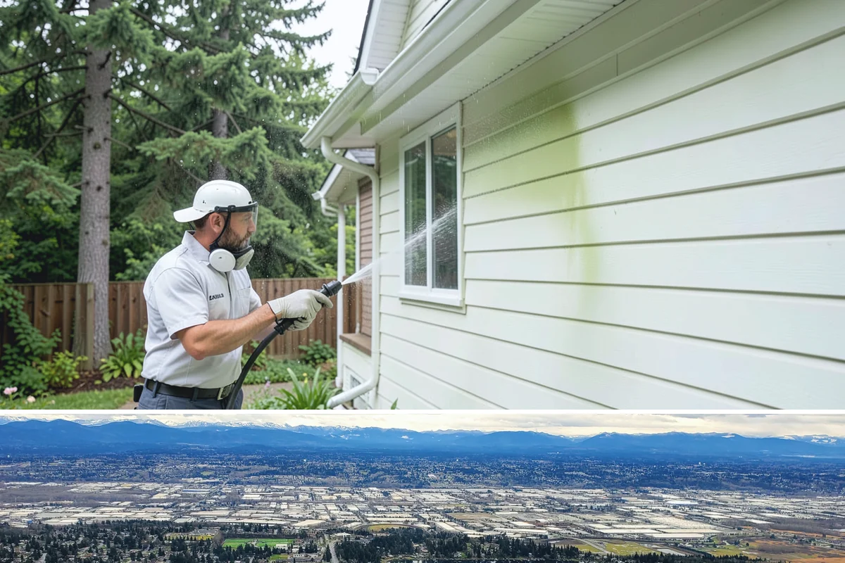 Porch Cleaning in SeaTac, King County, WA - Late spring is prime for porch cleaning, clearing winter moss and spring pollen just as outdoor season begins.