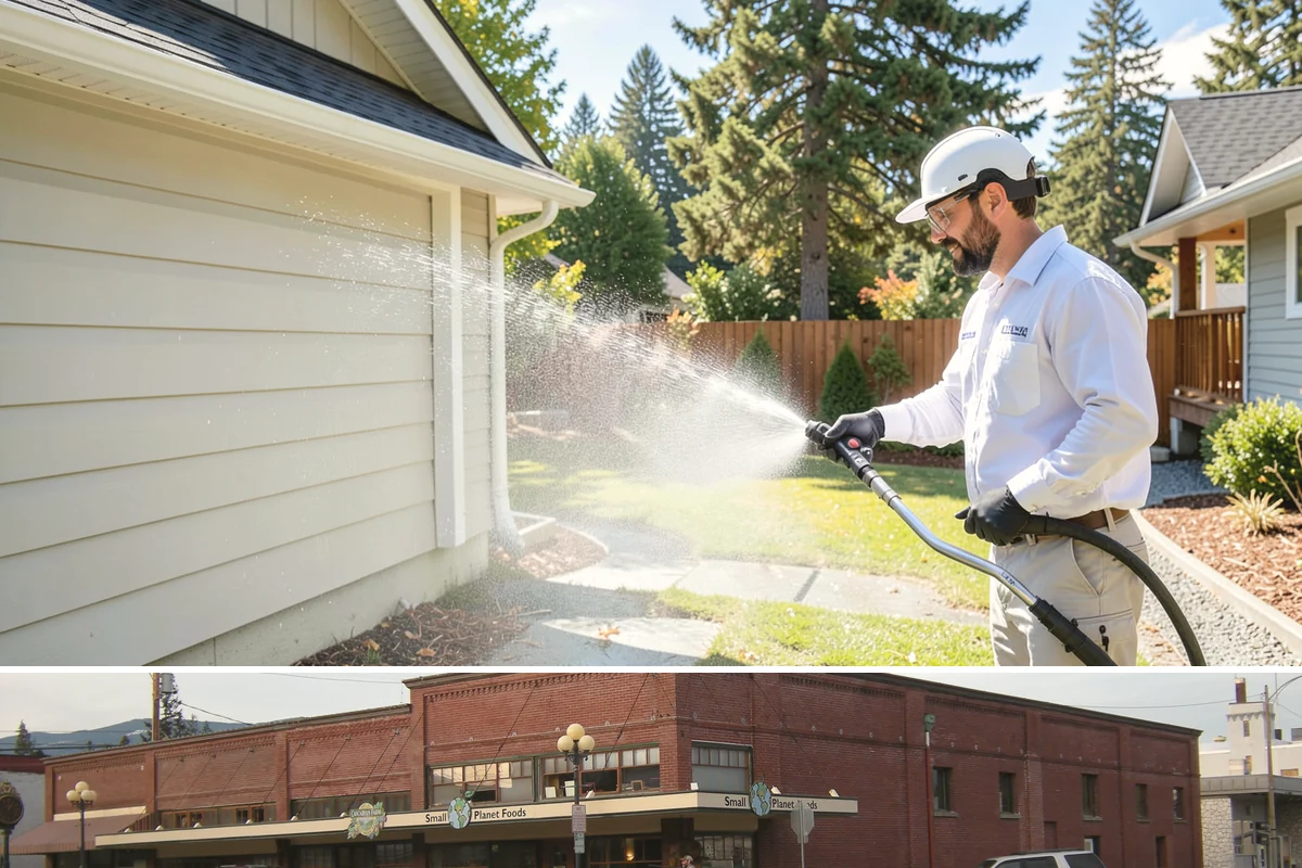 Porch Cleaning in Sedro-Woolley, Skagit County, WA - Late spring is prime for porch cleaning, clearing winter moss and spring pollen just as outdoor season begins.