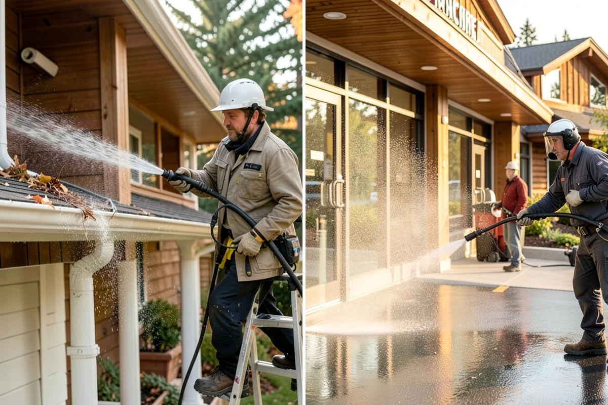 Porch Cleaning in Shoreline, King County, WA - Clear furniture, mats, and loose debris from the porch