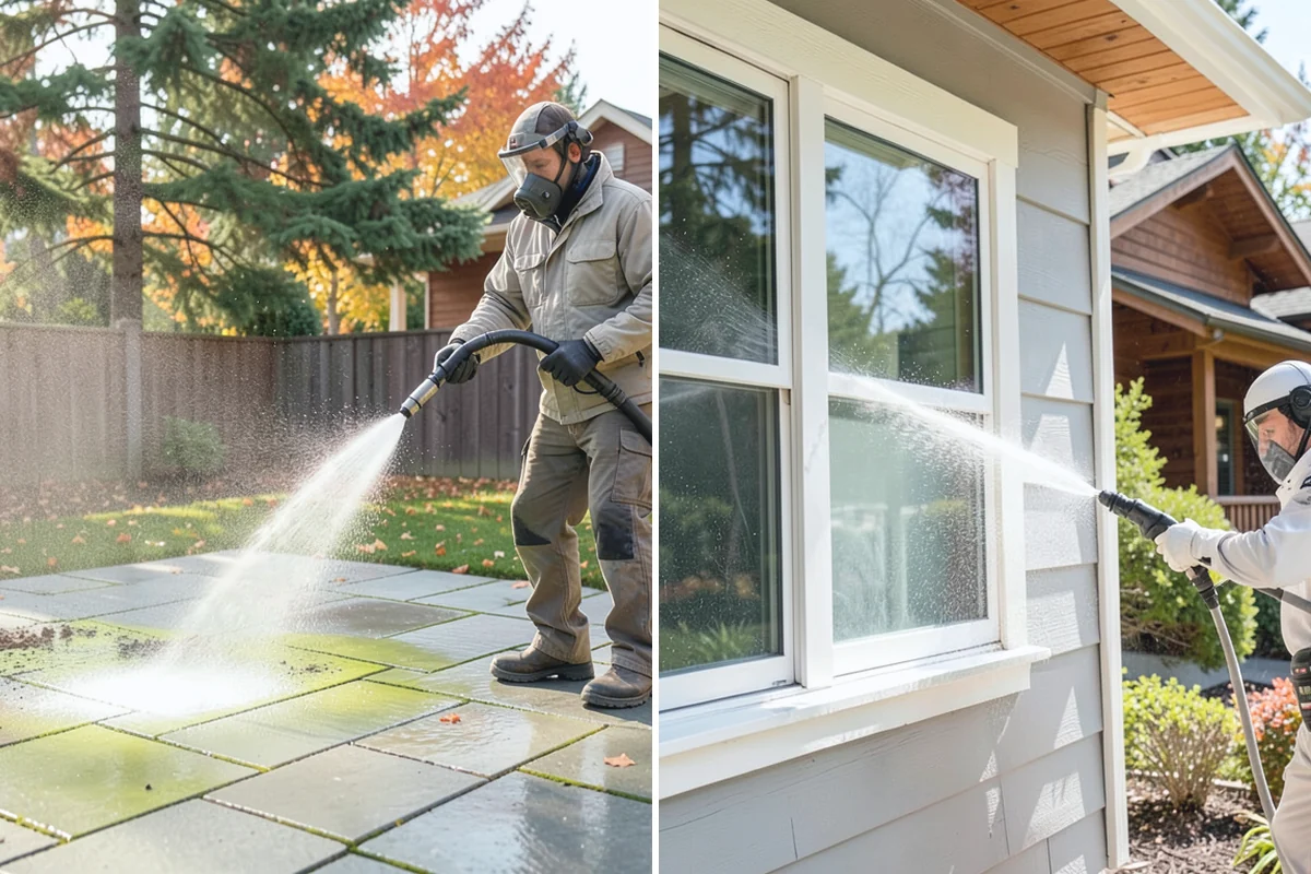 Porch Cleaning in Skykomish, King County, WA - Clear furniture, mats, and loose debris from the porch