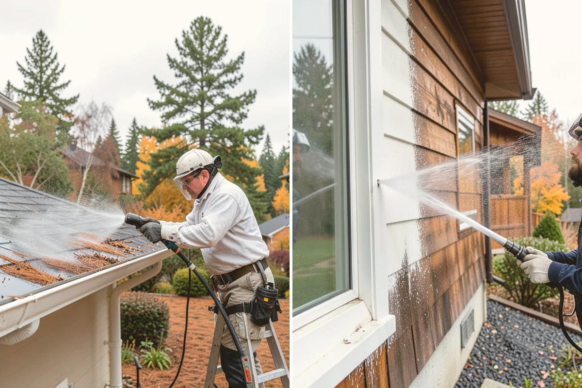 Porch Cleaning in Snohomish, Snohomish County, WA - Clear furniture, mats, and loose debris from the porch