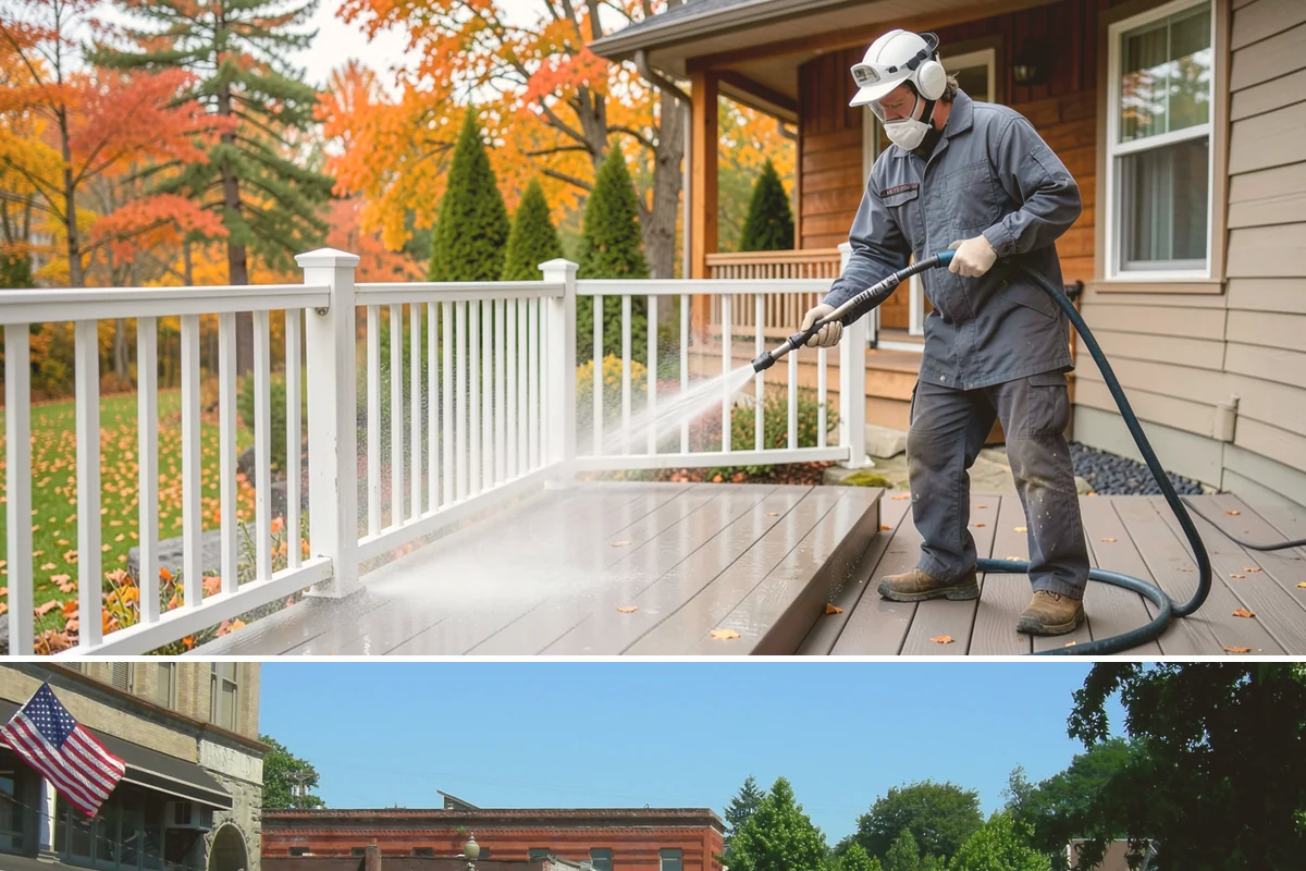 Porch Cleaning in Snohomish, Snohomish County, WA - Late spring is prime for porch cleaning, clearing winter moss and spring pollen just as outdoor season begins.