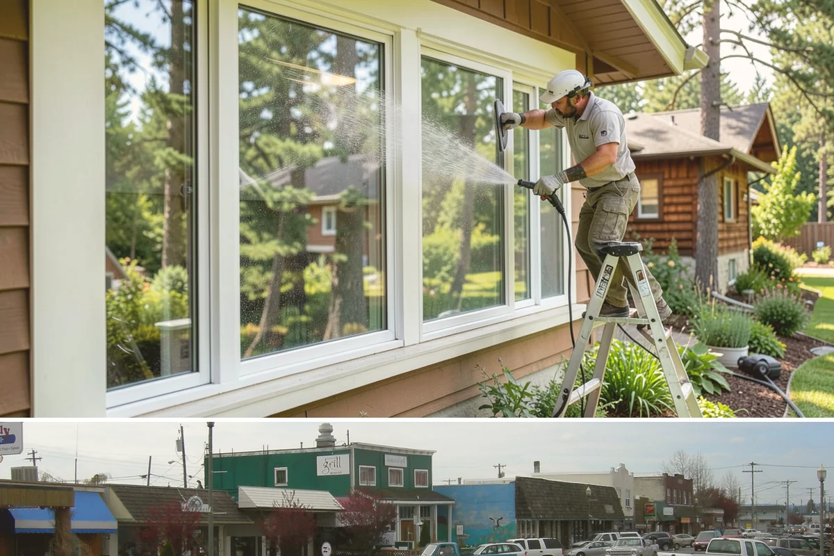 Porch Cleaning in Stanwood, Snohomish County, WA - Late spring is prime for porch cleaning, clearing winter moss and spring pollen just as outdoor season begins.