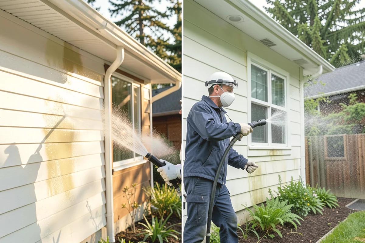 Porch Cleaning in Steilacoom, Pierce County, WA - Clear furniture, mats, and loose debris from the porch