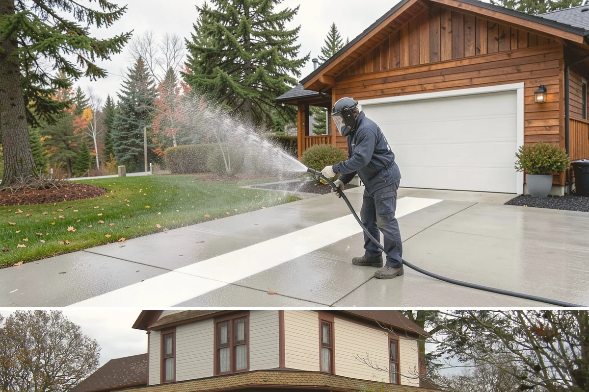 Porch Cleaning in Sumner, Pierce County, WA - Late spring is prime for porch cleaning, clearing winter moss and spring pollen just as outdoor season begins.