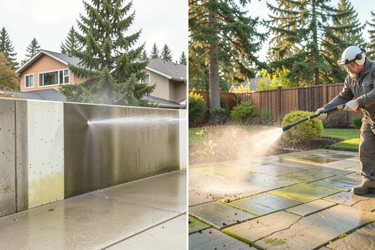 Porch Cleaning in Tukwila, King County, WA - Clear furniture, mats, and loose debris from the porch