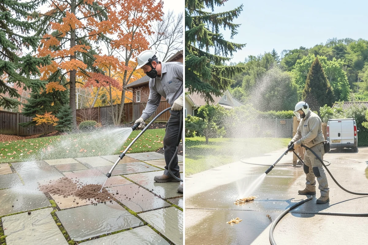 Porch Cleaning in University Place, Pierce County, WA - Clear furniture, mats, and loose debris from the porch