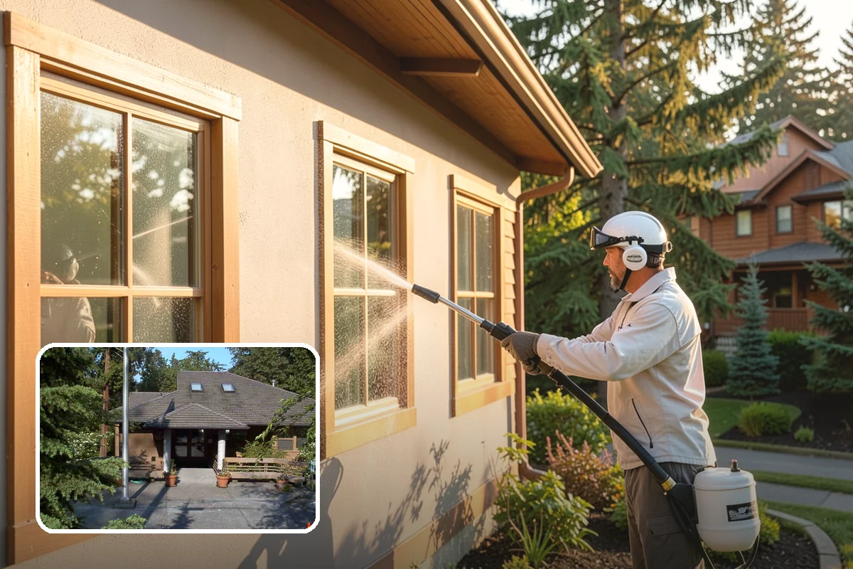 Porch Cleaning in Yarrow Point, King County, WA - Removes moss and slick film from high-traffic porch floors